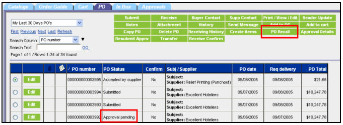 Q15 - PO Recall